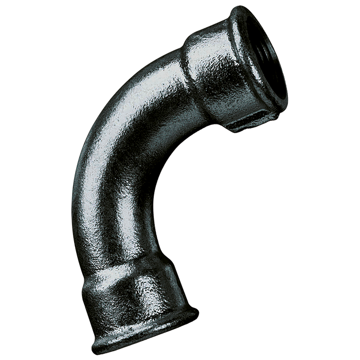 FT Pro - MI2-1N 1" BSPP Female Equal 90 Bend Black - pneumaticsystems