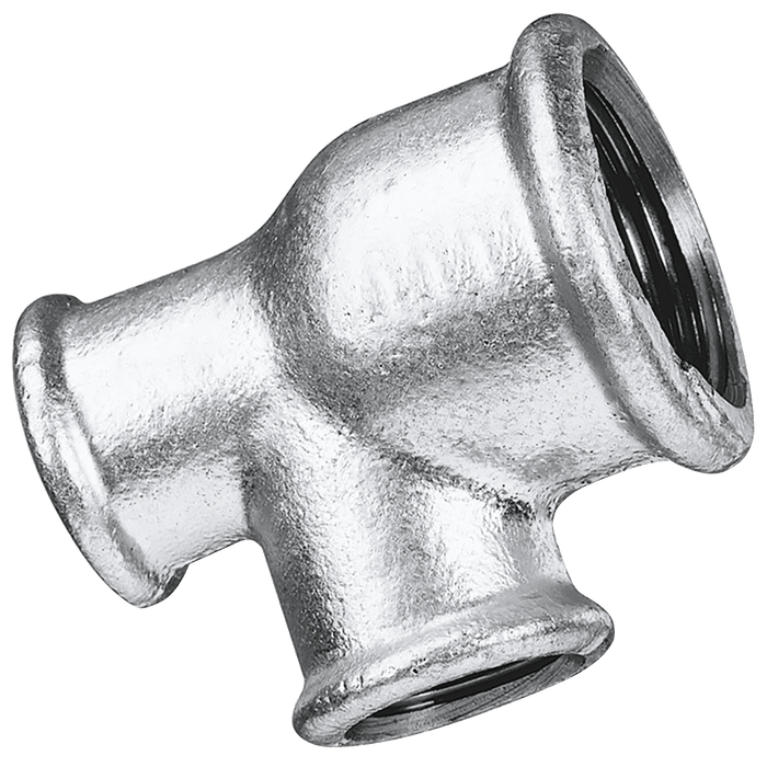 FT Pro - MI130-1A 1X1/2X1/2 Unequal Tee 90 Galvanised - pneumaticsystems
