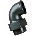 FT Pro - MI96-1N 1" BSPP F/F Taper Seat 90° Elbow Black - pneumaticsystems