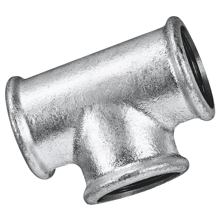 FT Pro - MI130-12 1/2"BSP F90 Equal Tee Galvanised - pneumaticsystems