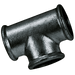 FT Pro - MI130-12N 1/2"BSP F90 Equal Tee Black - pneumaticsystems