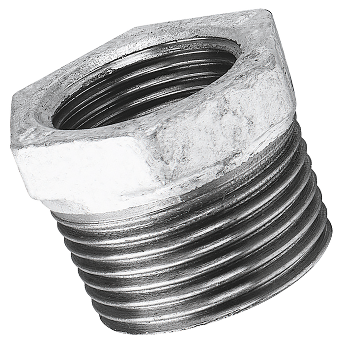 FT Pro - MI241-114-12 1.1/4"X1/2" BSPT/P Male/Fem Bush Galvanised - pneumaticsystems