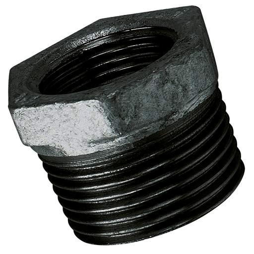 FT Pro - MI241-114-34N 1.1/4"X3/4" BSPT/P Male/Fem Bush Black - pneumaticsystems