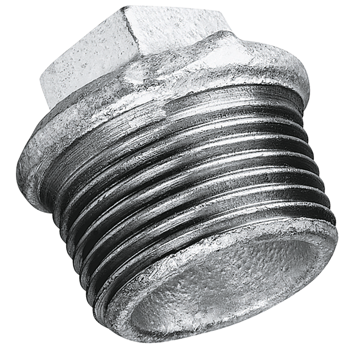 FT Pro - MI290-38 3/8" BSPT Beaded Hollow Plug Galvanised - pneumaticsystems