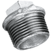 FT Pro - MI290-38 3/8" BSPT Beaded Hollow Plug Galvanised - pneumaticsystems