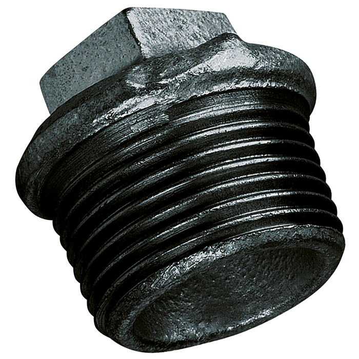 FT Pro - MI290-38N 3/8" BSPT Beaded Hollow Plug Black - pneumaticsystems