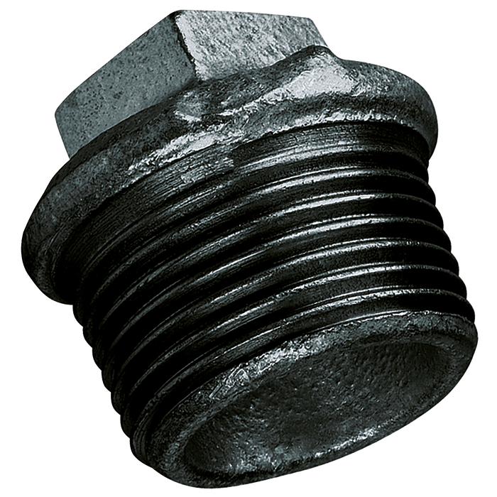 FT Pro - MI290-112N 1.1/2"BSPT Beaded Hollow Plug Black - pneumaticsystems
