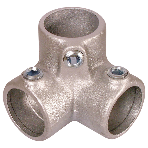 FT Pro - PCLAMPS-128-4 4 X 68MM 3 Way Elbow 90 Pipe Clamps Hand Rail - pneumaticsystems