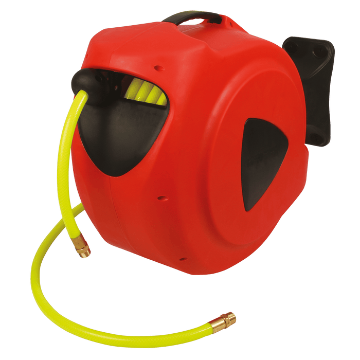 FT Pro - ZA05-20B12-HIVIS Air & Water Hi-Vis Hose Reel 1/2" X 20M 1/2" BSPT - pneumaticsystems