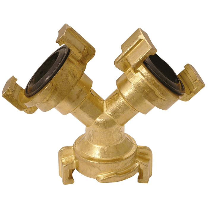 FT Pro - GK-3Y Brass Water Coupling Triple Outlet - pneumaticsystems