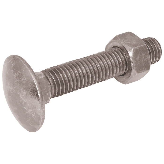 FT Pro - NBM1060 Nut and Bolt M10 X 60 Sq Rd Hex - pneumaticsystems
