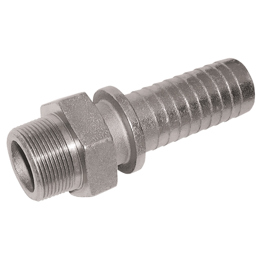FT Pro - GMS-1 1" BSPP Male Stem Hose Tail Only - pneumaticsystems