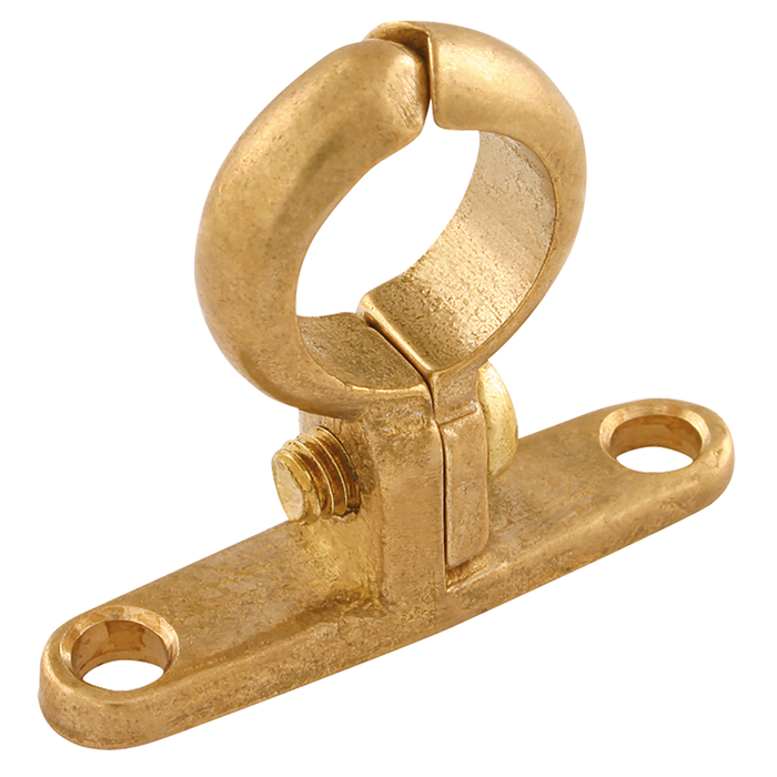 FT Pro - EPS-SO42-S 42MM OD Pipe Clip Wall Mount Brass - pneumaticsystems