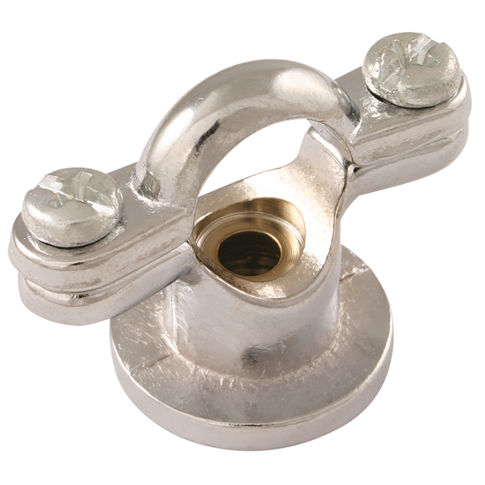 FT Pro - EPS-DPBSP15CP-S 15MM OD Dual Purpose Pipe Clip Chrome Plated - pneumaticsystems