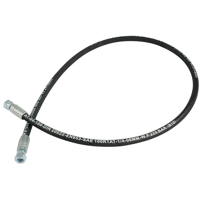 FT Pro - 1BFF0404-750 R1 Flexible Oil Line 1/4" F/F X 750MM - pneumaticsystems