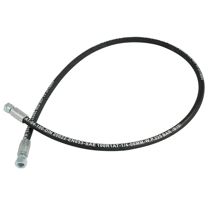 FT Pro - 1BFF0404-1000 R1 Flexible Oil Line 1/4" F/F X 1000MM - pneumaticsystems