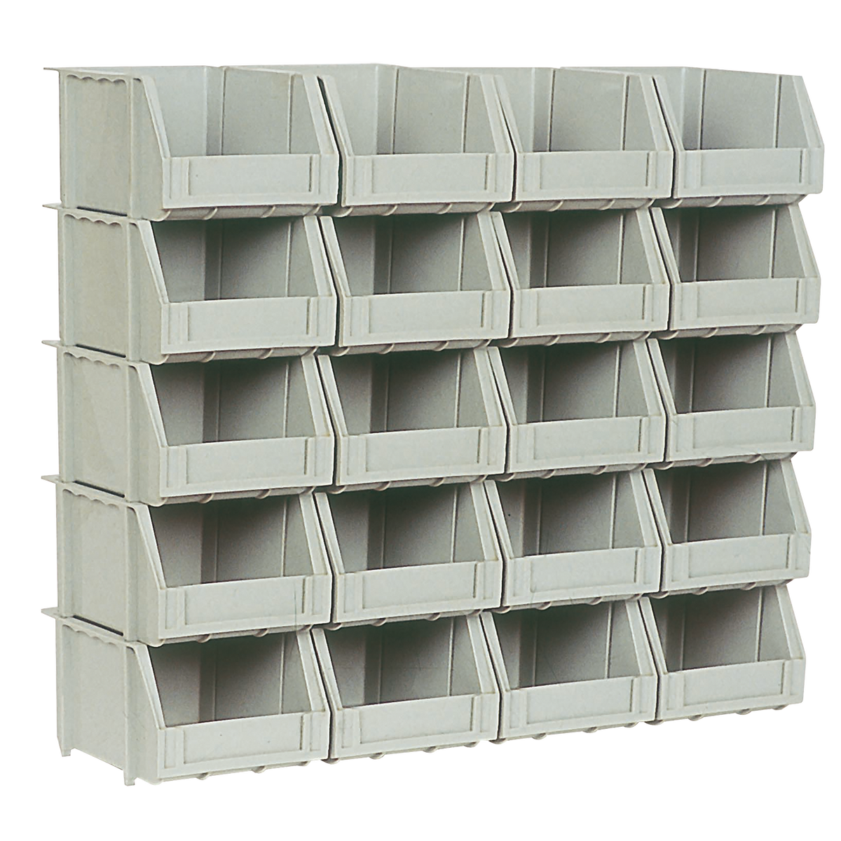 FT Pro - PBR205 Set Of 20 Poly Bins + 5 Rails