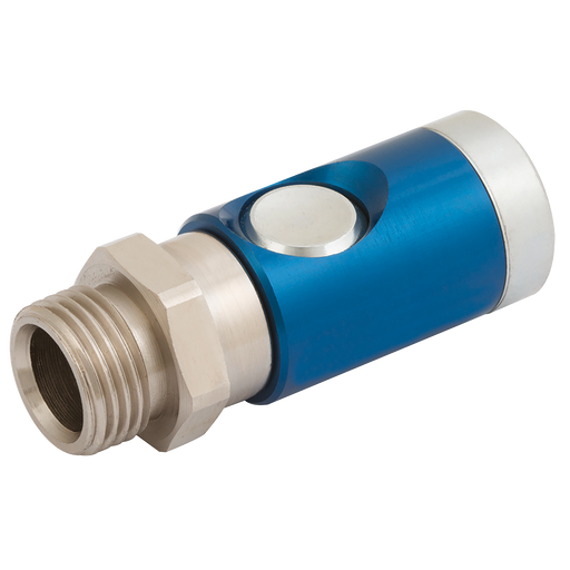 FT Pro - 025S08EG21 1/2" BSPP Male Euro Profile, Safety Coupling - pneumaticsystems