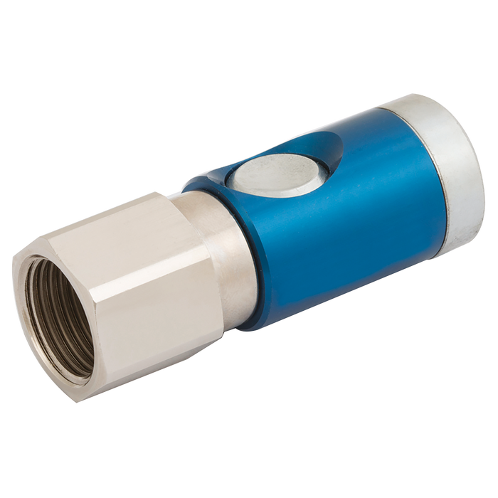 FT Pro - 025S08DG13 1/4" BSPP Female Euro Profile, Safety Coupling - pneumaticsystems