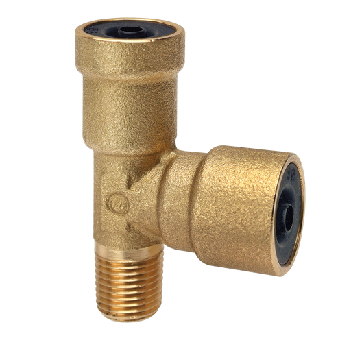 1/8" Npt Male X 6Mm Od Tee Adaptor