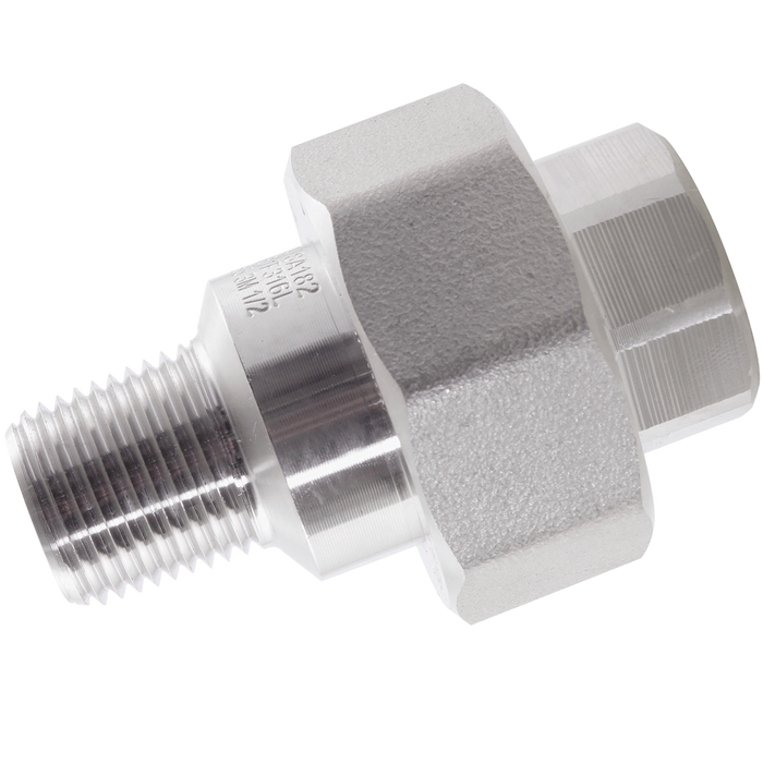 FT Pro - 1012-0091 1/2" NPT Male/Female Cone Seat Union 3K 316/L - pneumaticsystems
