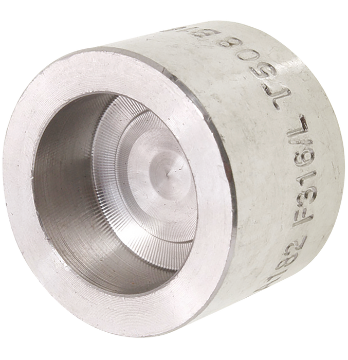 FT Pro - 1012-0329 3/4" Socket Weld Round Cap 3K 316/L - pneumaticsystems