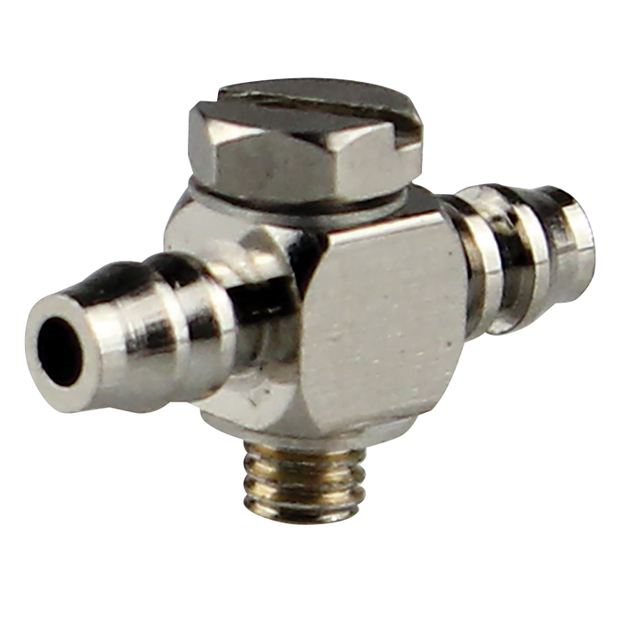 FT Pro - MIBPB4-M5 4MM OD X M5 Metric Male Tee Miniature Fitting - pneumaticsystems