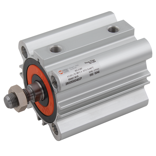 Metalwork - 2801000050AP ISO 21287 Double Acting Magnetic Cylinder 100mm Bore 50mm Stroke - pneumaticsystems