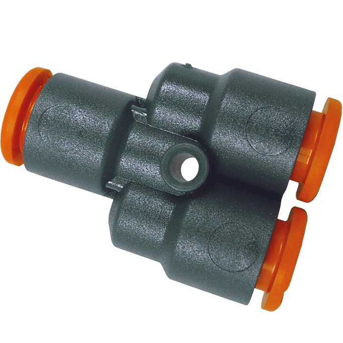 Metalwork - 2023003 R23 6mm Techno Y Union Fitting - pneumaticsystems