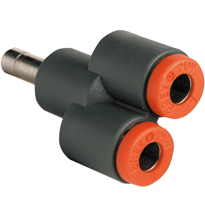 Metalwork - 2024001 R24 4mm Techno Stem Y Fitting - pneumaticsystems