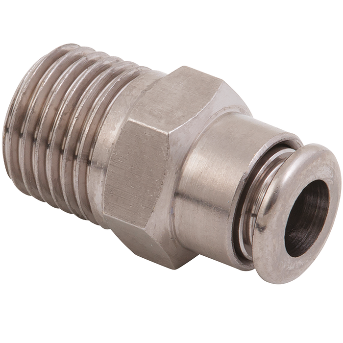 Metalwork - 2F01C14 F-E 10mm x 3/8 Taper Male Stud Fitting - pneumaticsystems