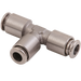 Metalwork - 2F05003 F-E 6mm Equal Tee Pneumatic Fitting - pneumaticsystems