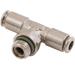 Metalwork - 2F32008 F-E 6mm x 1/8 Parallel Tee Fitting - pneumaticsystems