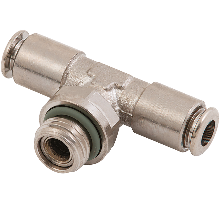 Metalwork - 2F32013 F-E 10mm x 1/4 Parallel Tee Fitting - pneumaticsystems