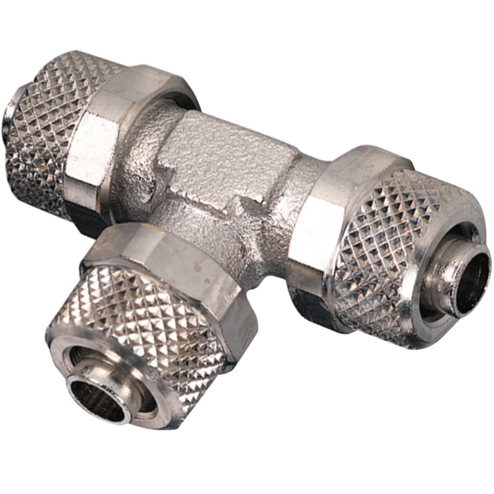 Metalwork - 2309001 C9 6/4 Tee Pneumatic Fitting - pneumaticsystems