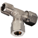 Metalwork - 2208010 B8 12/10 x 1/2 Female-Female-Male Tee Fitting - pneumaticsystems
