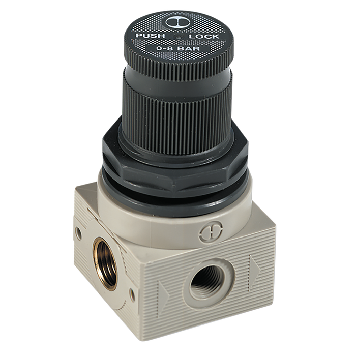 Metalwork - 5207004 Bit 1/4" Micro-Regulator 0-12 Bar - pneumaticsystems