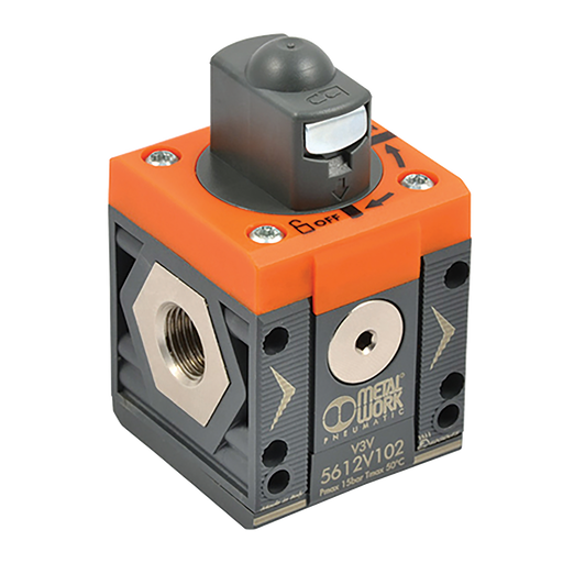 Metalwork - 5624V704 Syntesi SY2 1/2 Electropneumatic 3-Way V3V Valve - pneumaticsystems