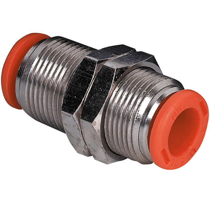 Metalwork - 2L11302 RL10 4mm x 8mm Unequal Bulkhead Pneumatic Fitting - pneumaticsystems