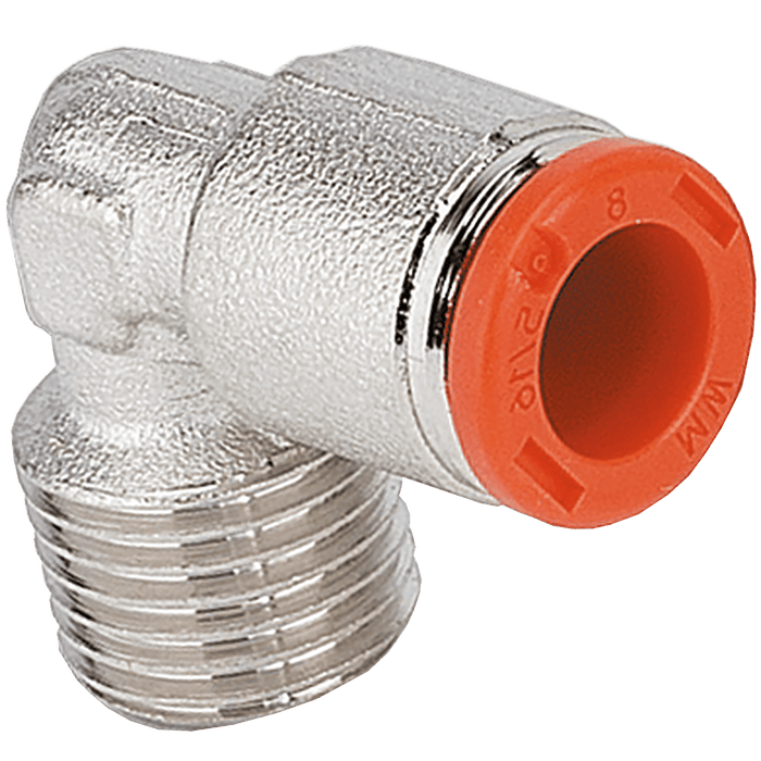 Metalwork - 2L39C02 RL39C 4mm x 1/8 Fixed Elbow Pneumatic Fitting - pneumaticsystems