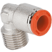 Metalwork - 2L39C02 RL39C 4mm x 1/8 Fixed Elbow Pneumatic Fitting - pneumaticsystems