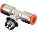 Metalwork - 2032017 R32 12 x 3/8 Parallel Male Stud Tee Fitting - pneumaticsystems