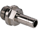 Metalwork - 2006003 R6 4mm x 1/4 Stem Adaptor Pneumatic Fitting - pneumaticsystems