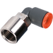 Metalwork - 2L34F08 RL34F 6mm x 1/4 Techno Female Elbow Pneumatic Fitting - pneumaticsystems