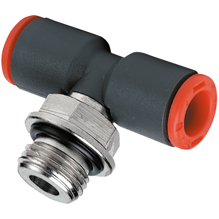 Metalwork - 2L35017 RL35 12mm x 1/2 Techno Tee Push-in Fitting - pneumaticsystems