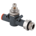Metalwork - 9041501 RFL L U 4mm x M5 Pneumatic Flow Regulator - pneumaticsystems