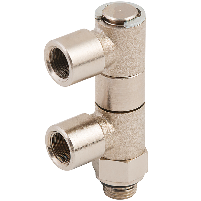 Metalwork - W6001111011 Bi-Directional Stop Valve 1/4" x 1/4" - pneumaticsystems