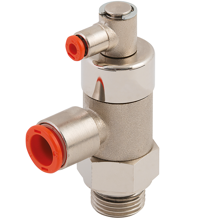 Metalwork - W6001121108 Bi-Directional Stop Valve 8mm x 3/8" - pneumaticsystems