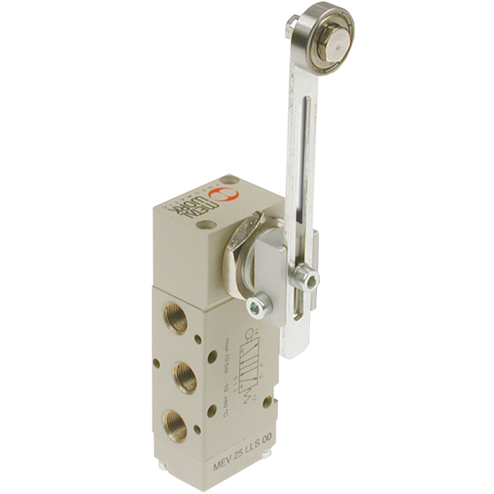 Metalwork - 7001000910 S70 1/8 5/2 Adjustable Roller Pneumatic Valve - pneumaticsystems