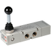 Metalwork - 7020000900 S70 1/4 5/3 90 Degree Lever/Spring Open Center Valve - pneumaticsystems